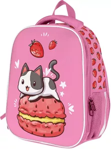 Школьный рюкзак Schoolformat Ergonomic Light 4 Strawberry Cat РЮКЖКМБ-СРК (розовый) фото