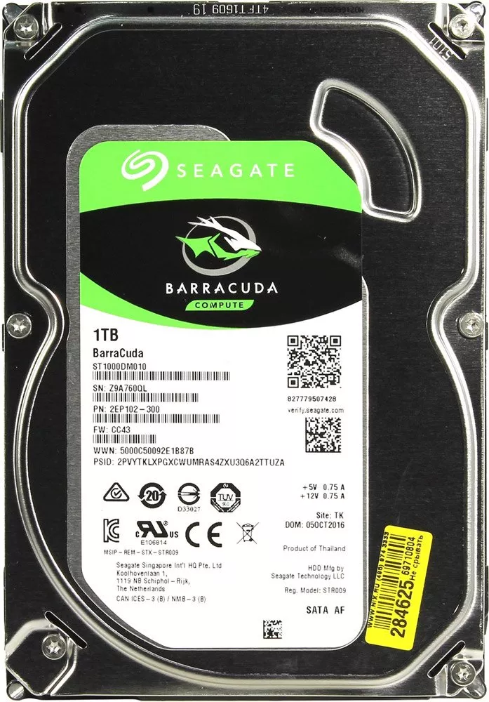 Жесткий диск Seagate Barracuda (ST1000DM010) 1000Gb фото