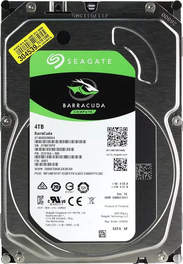 Жесткий диск Seagate Barracuda (ST4000DM004) 4000Gb фото