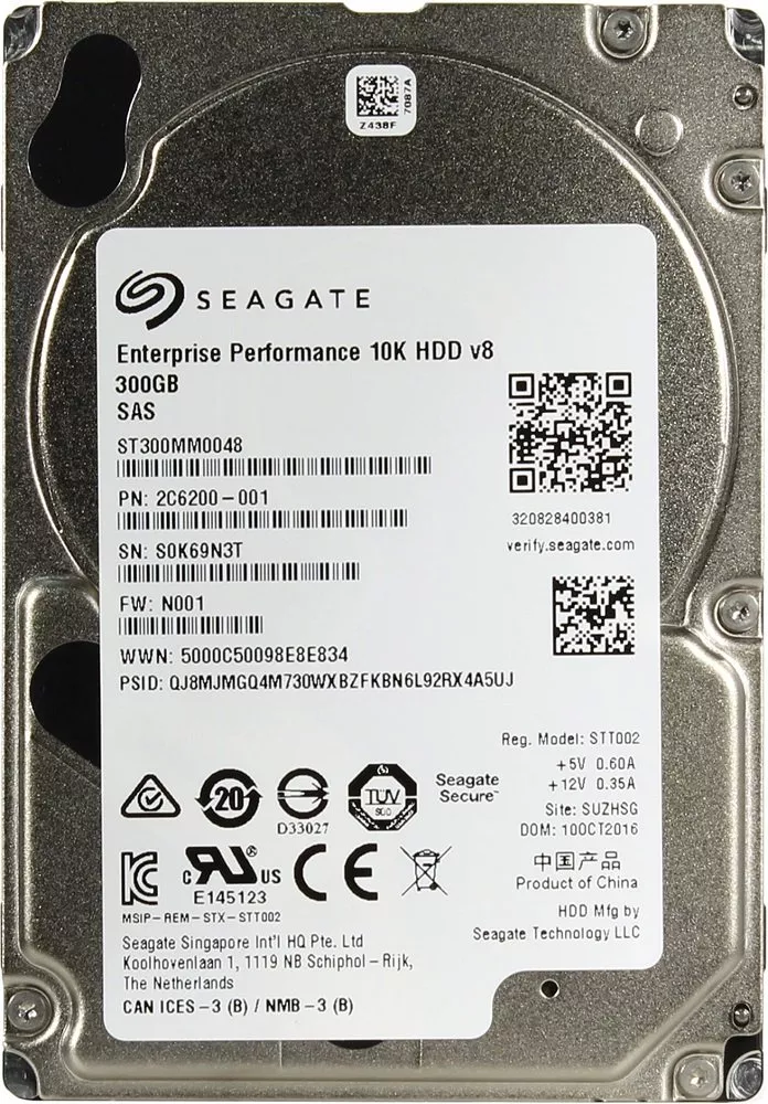 Жесткий диск Seagate Enterprise Performance 10K v.8 (ST300MM0048) 300Gb фото