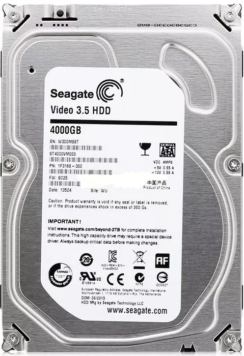 Жесткий диск Seagate Video 3.5 (ST4000VM000) 4000 Gb фото