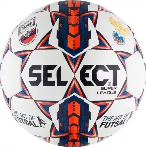 Мяч для мини-футбола Select Futsal Super League АМФР РФС White-Blue-Orange фото