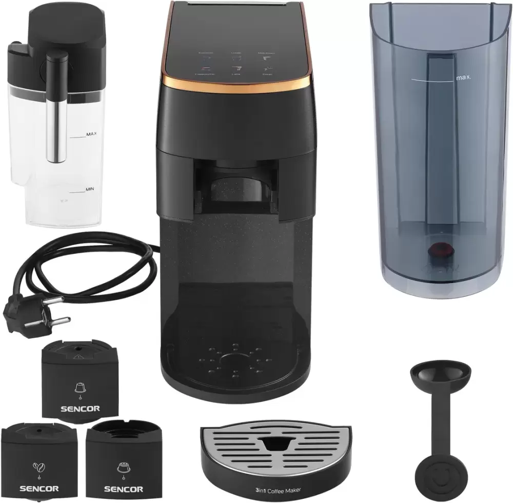 Капсульная кофеварка Sencor SCC 3000BK фото 5