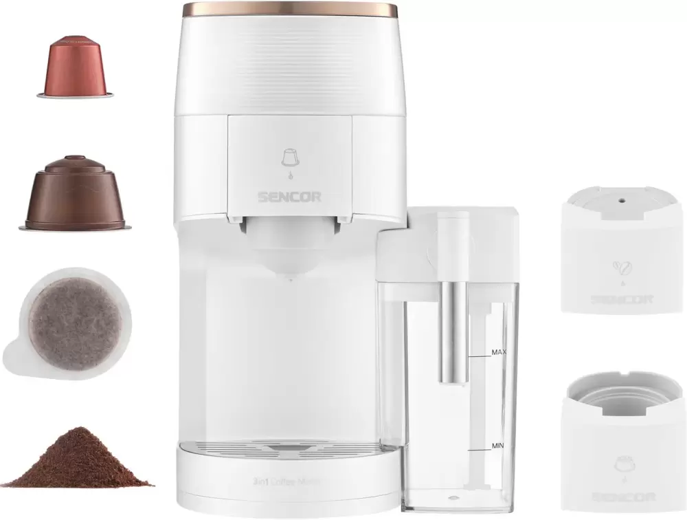 Капсульная кофеварка Sencor SCC 3001WH фото 4
