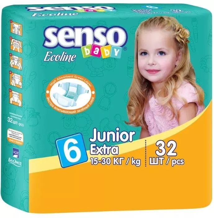 Senso BABY Ecoline 6 Extra Large (32 шт)