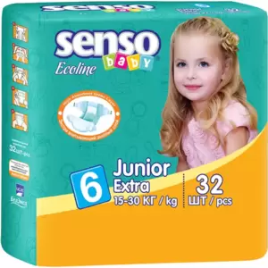 Подгузники детские Senso Baby Ecoline Junior 6 (32 шт) фото