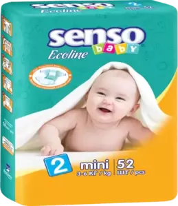 Подгузники детские Senso Baby Ecoline Mini 2 (52 шт) фото