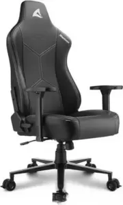 Офисное кресло Sharkoon Skiller SGS30 (черный/белый) фото