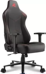 Офисное кресло Sharkoon Skiller SGS30 (черный/красный) фото