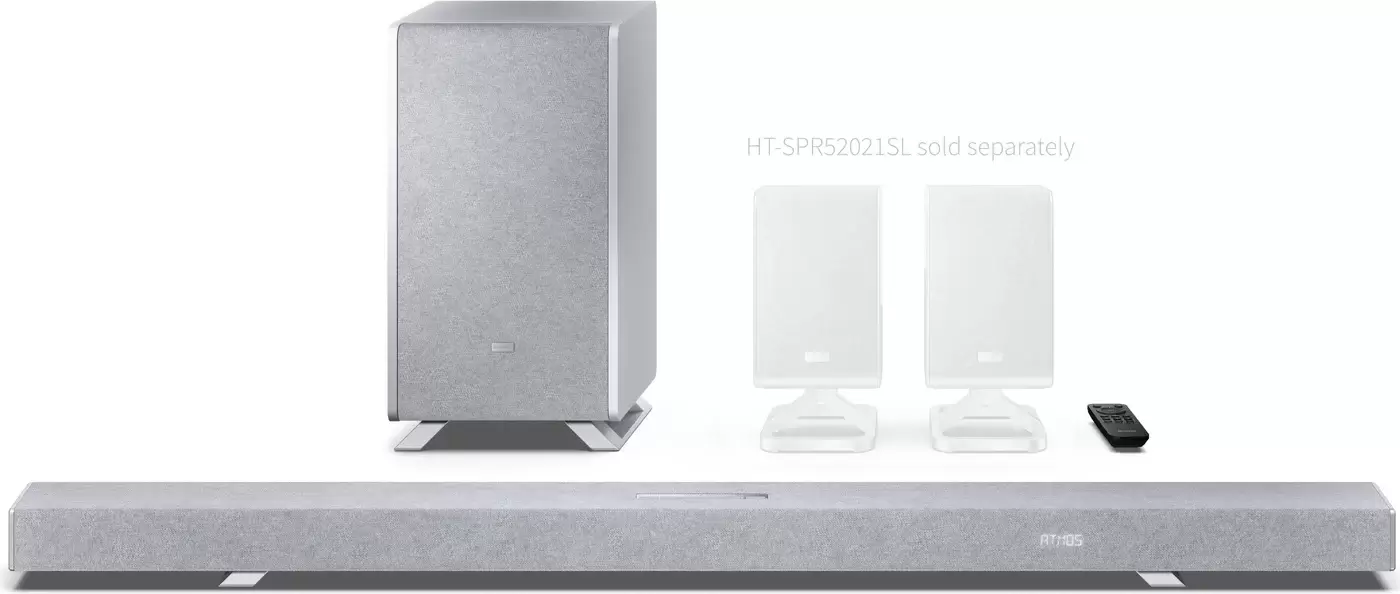 Саундбар Sharp HT-SBW55121 (серебристый) фото