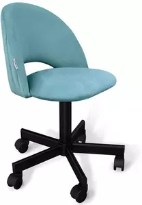 Офисный стул Sheffilton SHT-ST34-1/S120M (голубая пастель/черный муар) фото