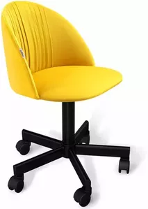 Офисный стул Sheffilton SHT-ST35-1/S120M (имперский желтый/черный муар) фото