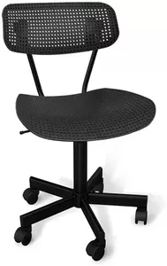 Офисный стул Sheffilton SHT-ST85/S121М (черный муар/черный) фото