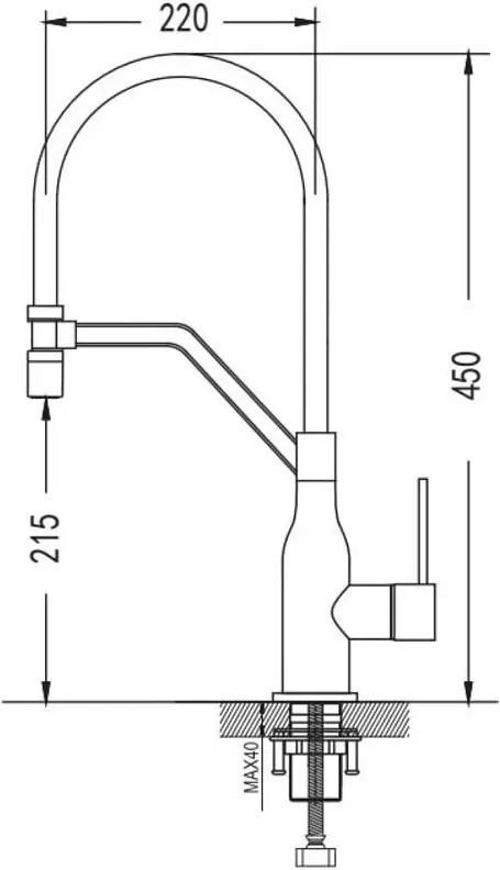 Смеситель Shevanik S343-3 фото