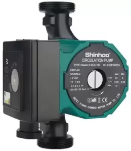 Циркуляционный насос Shinhoo Basic 25-6S-180 (с гайками) фото