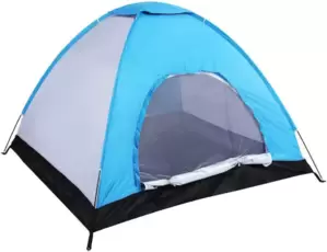 Кемпинговая палатка Руссо Туристо 122-050 (серый/голубой) фото