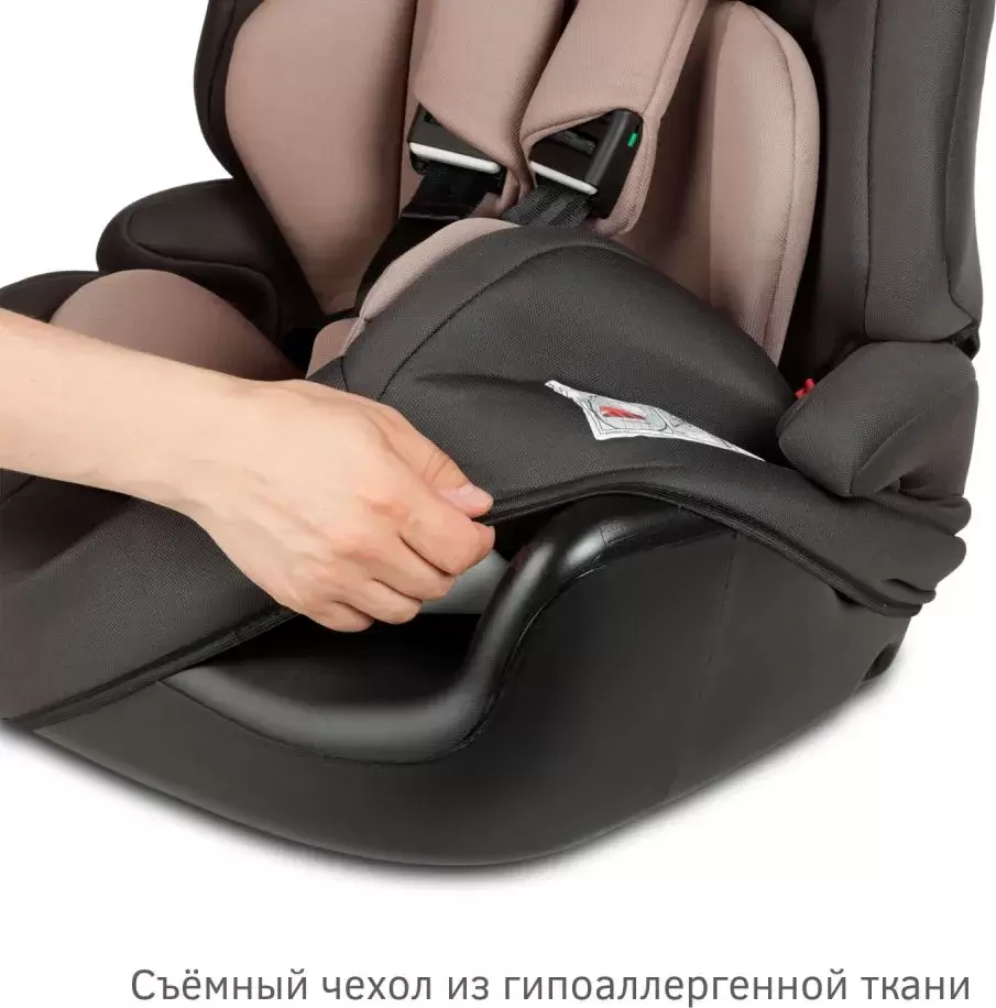 Автокресло Siger Некст Lux (темно-серый/светло-коричневый) фото