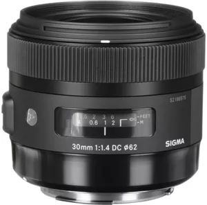 Объектив Sigma 30mm f/1.4 DC HSM Art Lens for Canon EF фото