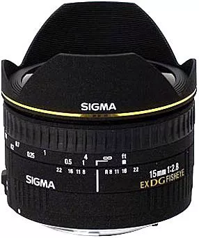 Объектив Sigma AF 15mm F2.8 EX DIAGONAL Fisheye Minolta A фото