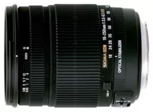 Объектив Sigma AF 18-250mm F3.5-6.3 DC OS HSM Nikon AF фото