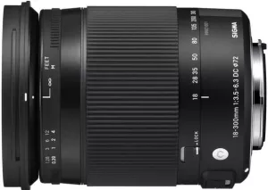 Объектив Sigma AF 18-300mm f/3.5-6.3 DC Macro OS HSM Contemporary Canon EF-S фото