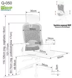 Кресло компьютерное SIGNAL Q050 (черный/черный) фото 2