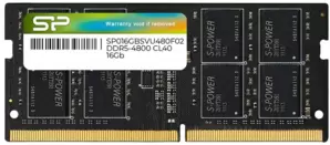 Оперативная память Silicon Power 16ГБ DDR5 SODIMM 5600 МГц SP016GBSVU560F02 фото