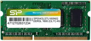 Оперативная память Silicon Power 4GB DDR3 SO-DIMM PC3-12800 SP004GLSTU160N02 фото