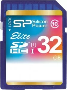 Карта памяти Silicon Power Elite SDHC 32Gb (SP032GBSDHAU1V10)  фото