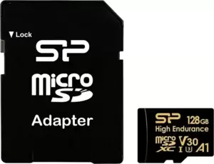 Карта памяти Silicon Power Golden Series High Endurance microSDXC SP128GBSTXDV3V1HSP 128GB (с адаптером) icon