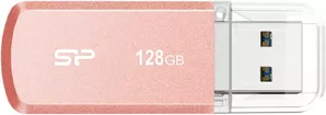USB Flash Silicon Power Helios 202 128GB (розовый) фото