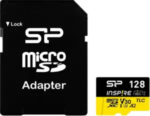 Карта памяти Silicon Power Inspire microSDXC SP128GBSTXLV3V1NSP 128GB (с адаптером) фото