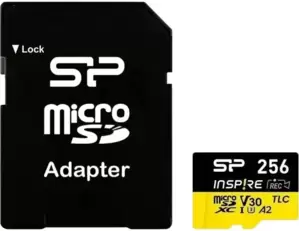 Карта памяти Silicon Power Inspire microSDXC SP256GBSTXLA2V1NSP 256GB (с адаптером) фото