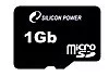 Карта памяти Silicon Power MicroSD Card 1 GB фото