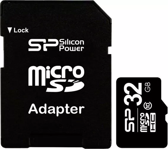 Карта памяти Silicon Power microSDHC 32Gb (SP032GBSTH010V10) фото