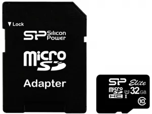 Карта памяти Silicon Power microSDHC Elite 32 GB (SP032GBSTHBU1V10-SP) фото