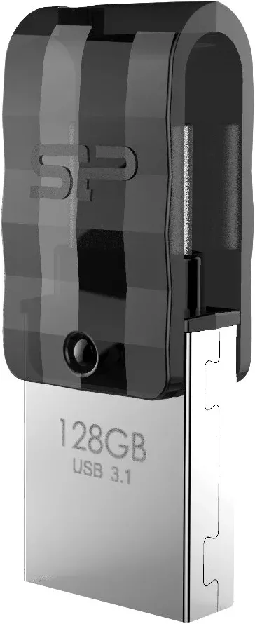 USB Flash Silicon Power Mobile C31 128GB (черный) фото
