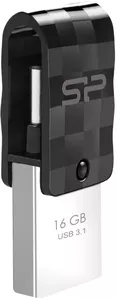 USB Flash Silicon Power Mobile C31 16GB (черный) фото