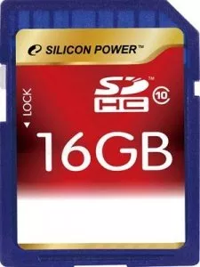 Silicon Power SDHC 16GB (SP016GBSDH010V10) 