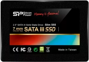 Жесткий диск SSD Silicon Power Slim S55 (SP120GBSS3S55S25) 120 Gb фото