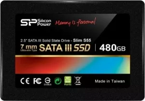 Жесткий диск SSD Silicon Power Slim S55 (SP480GBSS3S55S25) 480Gb фото