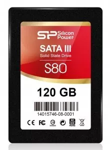 Жесткий диск SSD Silicon Power Slim S80 (SP120GBSS3S80S25) 120 Gb фото