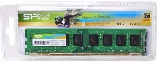Модуль памяти Silicon Power SP004GBLTU160N02 DDR3 PC3-12800 4Gb фото 2