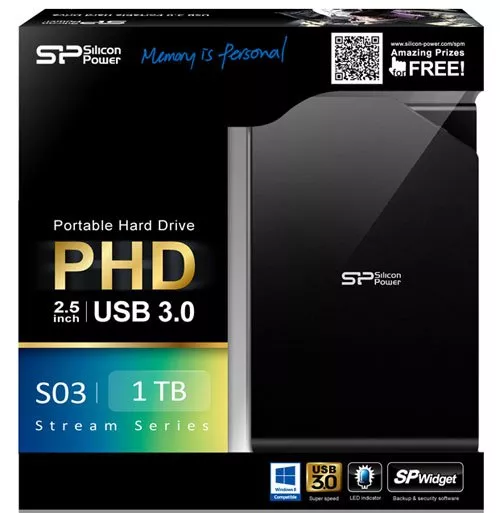 Внешний жесткий диск Silicon Power Stream S03 (SP010TBPHDS03S3K) 1000 Gb фото 4