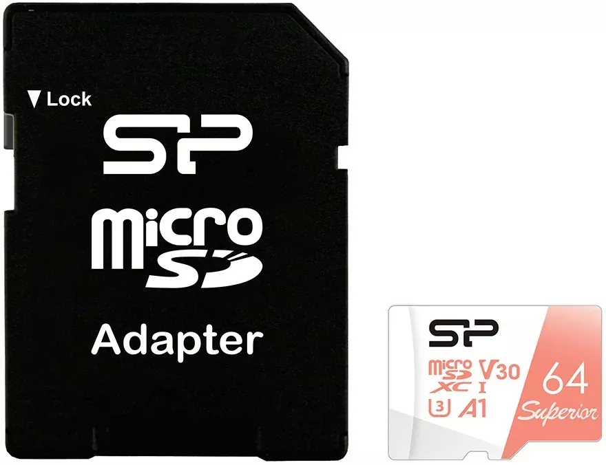 Карта памяти Silicon Power Superior A1 microSDXC 64Gb (SP064GBSTXDV3V20SP) фото