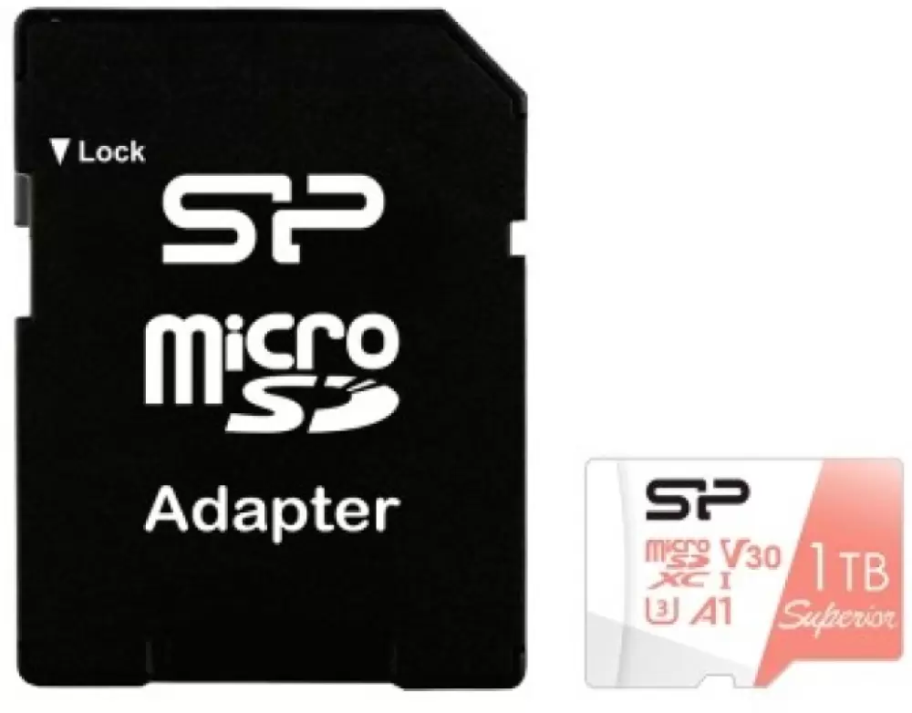 Silicon Power Superior A1 microSDXC SP001TBSTXDV3V20SP 1TB (с адаптером)