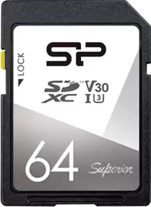 Карта памяти Silicon Power Superior SDXC SP064GBSDXCV3V10 64GB фото