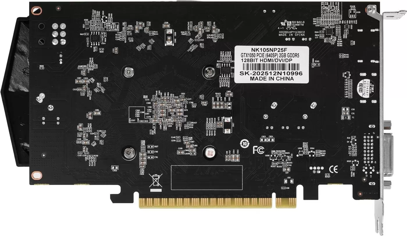 Видеокарта Sinotex Ninja GeForce GTX 1050 2GB GDDR5 NK105NP25F фото 6