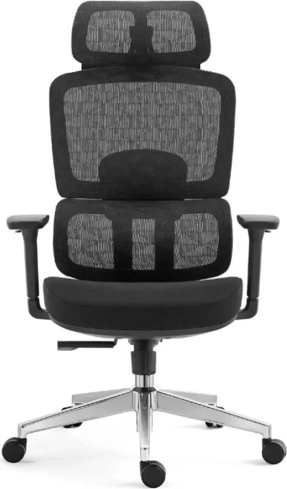 Офисное кресло SitUp Garfild Chrome (сетка Black/ткань Black) фото 2