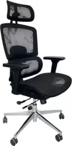 Офисное кресло SitUp Garfild Lux Chrome (сетка Black/сетка Black)